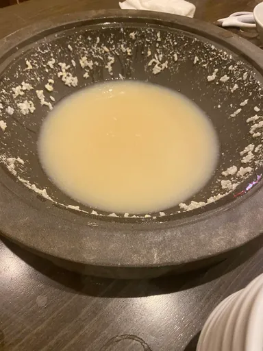 海鮮の濃厚なお出汁でお粥に