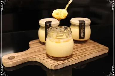 天然バニラを使った濃厚とろけるプリン_1