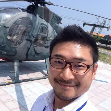 伊藤と偵察ヘリ