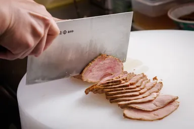 筋の残らない柔らか焼豚