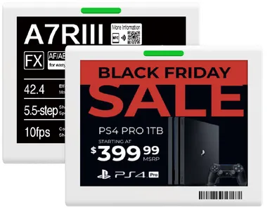 4.2インチ電子棚札