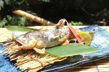 鮎の塩焼き