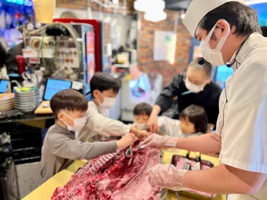 中落ちをそぎ取る体験も