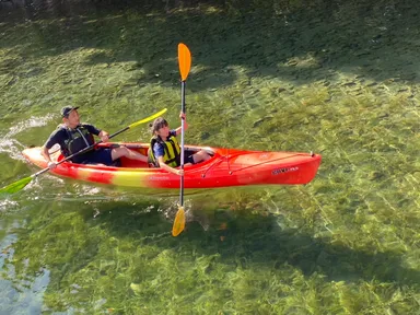 十和田湖でカヤック