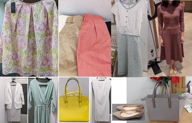 成婚が決まった会員が持ち寄る服