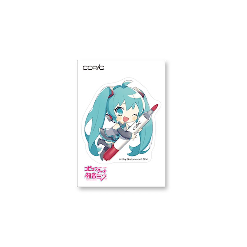 数量限定 初音ミクを描いて 塗って楽しもう コピックチャオ 初音ミクセット 8月1日発売 株式会社トゥーマーカープロダクツのプレスリリース