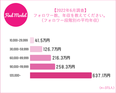 フォロワー段階別平均年収