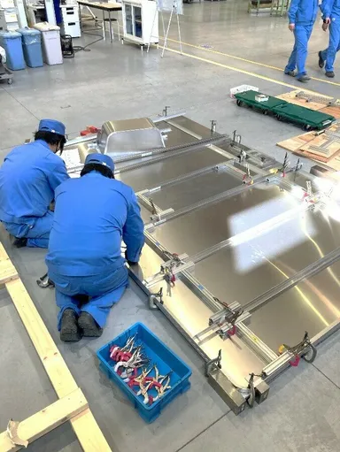 トラベルトレーラーフレーム製作1