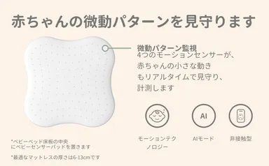 ベビーセンサーパッドの機能