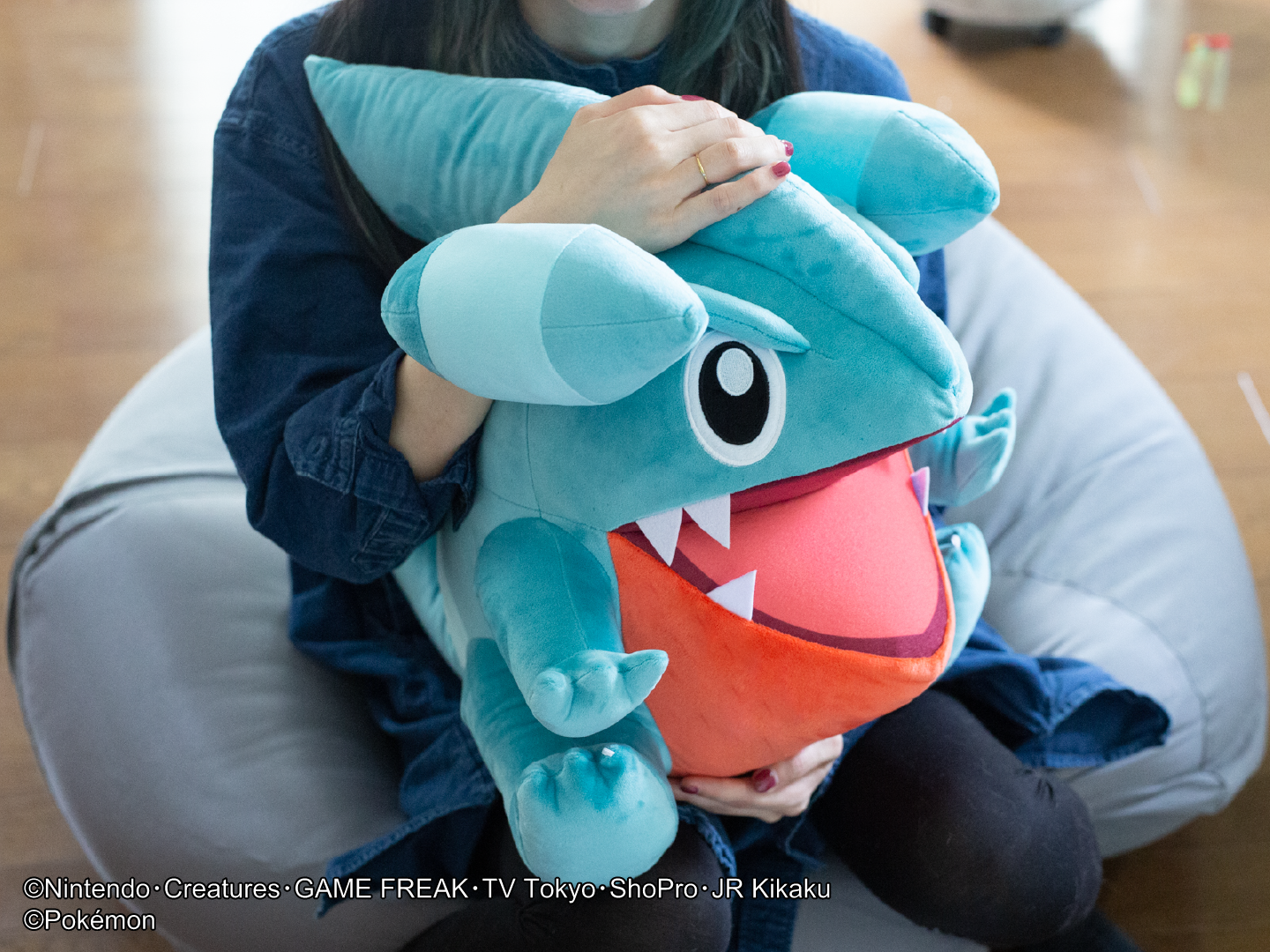 りくザメポケモンの「フカマル」がPCクッションに登場！｜株式会社 