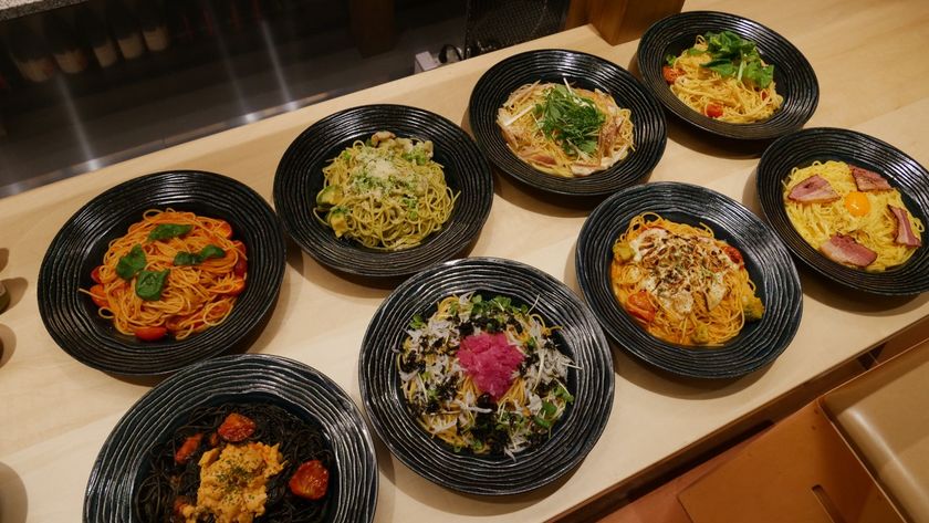 プロントの新業態「エビノスパゲッティ」
メディアお披露目イベント