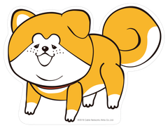 秋田犬ポストカード「秋田犬たれみみだいちゃん」