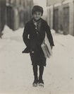 ルイス・ハイン《10歳の新聞売り、1909年3月》 1909年
