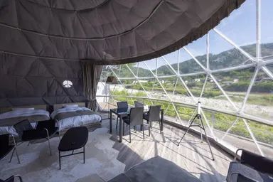 グランピングドーム内観