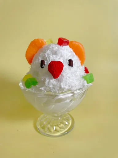 ワークショップで制作するしろくま