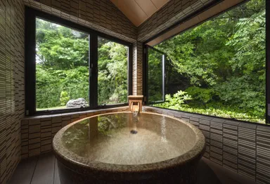 紅富士・客室半露天風呂