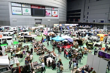 2021年10月に開催された「アソモビ」会場の様子(埼玉スーパーアリーナ)