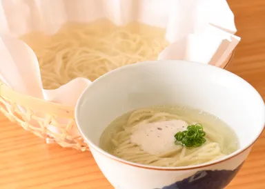 ふぐコースのふぐらぁ麺