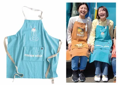 クリームソーダエプロン