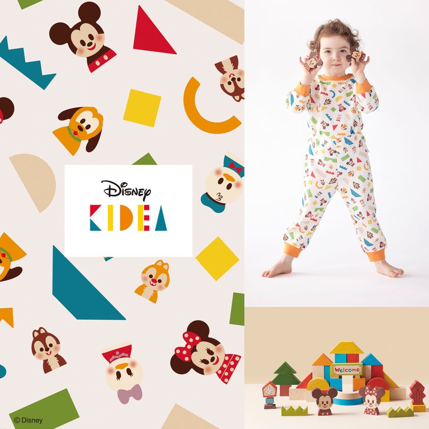 Uniqlo Disney Kidea Disney Kideaがデザインされたパジャマがuniqloから新登場 購入者に限定kideaをプレゼント 株式会社バンダイ トイディビジョンのプレスリリース