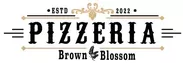 PIZZERIA Brown Blossomロゴ