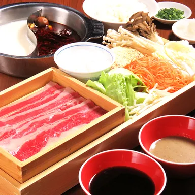 牛肉・三元豚しゃぶしゃぶ