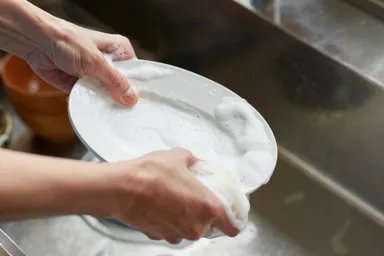 お皿洗いもスピーディに
