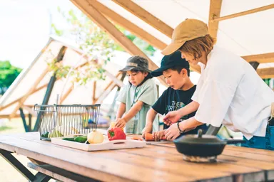 野菜を切るのも経験に