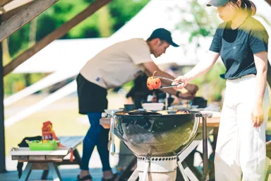 本格ウェーバーコンロでBBQ