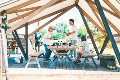 家族で快適手ぶらBBQ