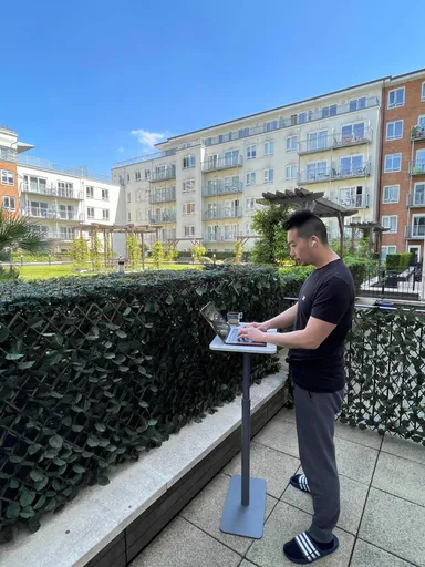 ベランダでの使用