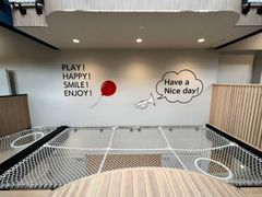 ネット遊具での写真撮影も可能
