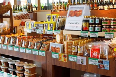 おすすめする特産品や、ビール、日本酒、焼酎なども購入可能