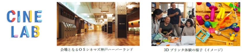 映画館を街のにぎわい発信基地に／
OSシネマズ神戸ハーバーランド
夏休みの自由研究は映画館で完成させよう！
7/30（土）～8/21（日）
「CINE LAB」でSTEAM教育を体験