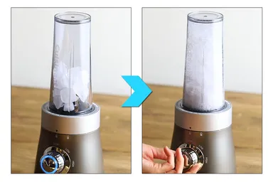 ブレンダーでアイスクラッシュ