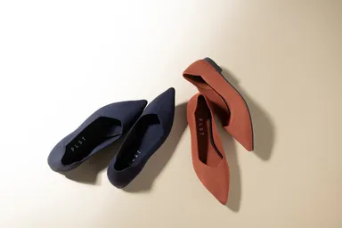 リサイクルニットエアリーパンプス