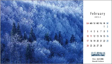 (2月)写真を見せるデザインです