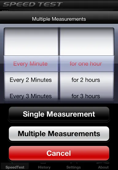 Multipleモード(連続測定)