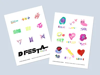 先着10万枚限定のタトゥーステッカー2枚セット