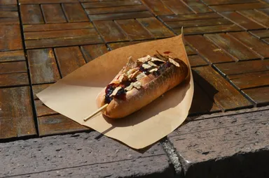 ブルーベリーソース焼き鳥sandwich