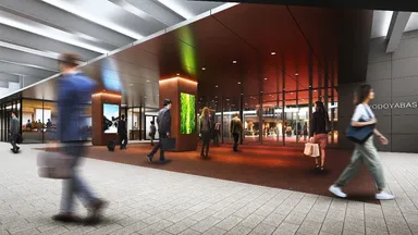 完成イメージ（駅コンコース接続部）