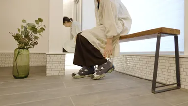 玄関土間ホール