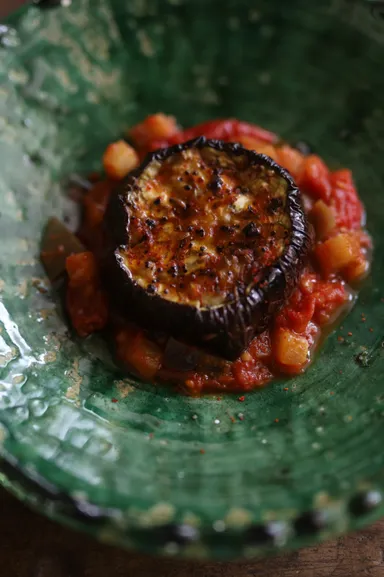 賀茂なすのスパイススープ