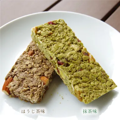 抹茶味＆ほうじ茶味