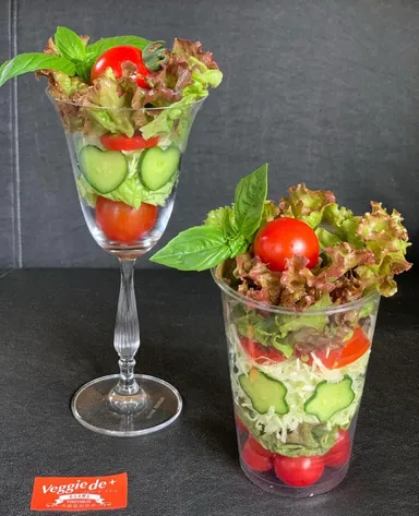 規格外野菜のサラダパフェ