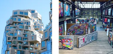 【左：複合施設Valley　右：造船所を改装、STRAAT】