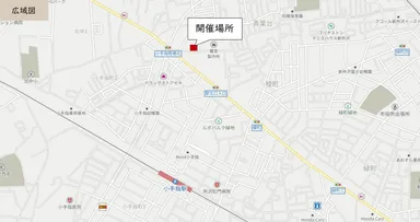 開催場所地図