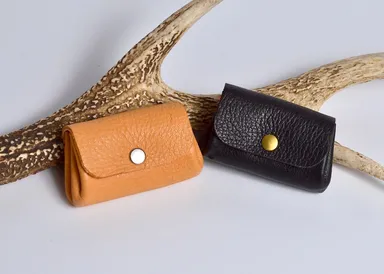 ワークショップで製作の小銭いれ