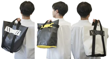 トート3種類の持ち方