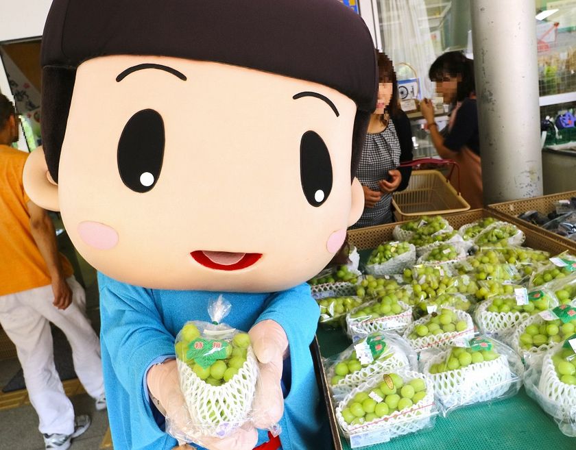 太子町公式マスコットキャラクター「たいしくん」がスーパーにて出張PRを実施!